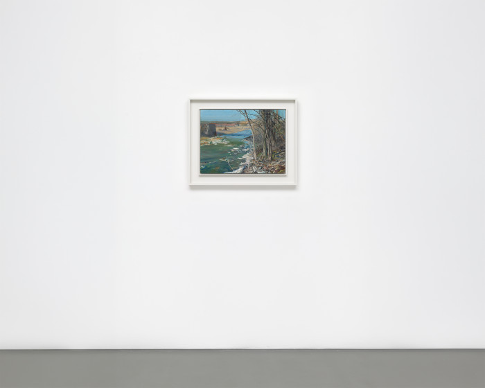 ‘Late Ice’, 2024, Oil on aluminium