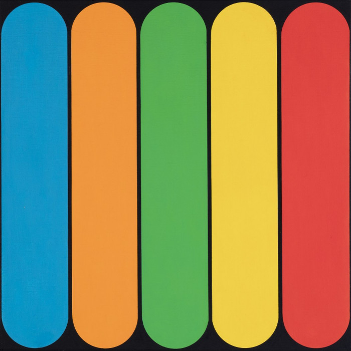 Livio Bernasconi, ‘1968-1’, 1968, acrylic paint on canvas