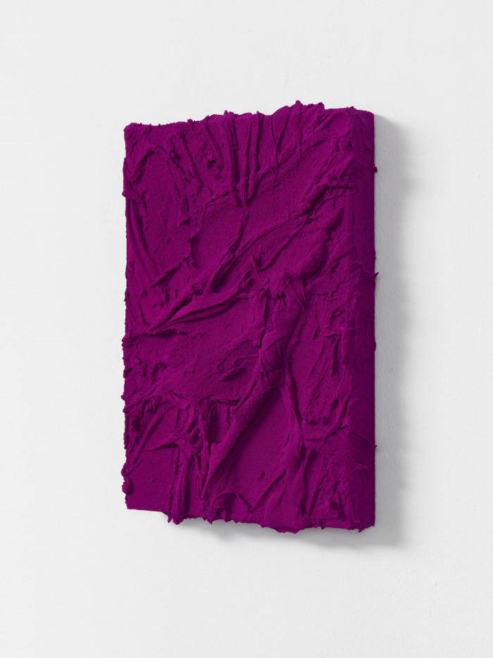 Jason Martin, ‘Untitled (Fluorescent violet)’, 2021, Mixed media on aluminium