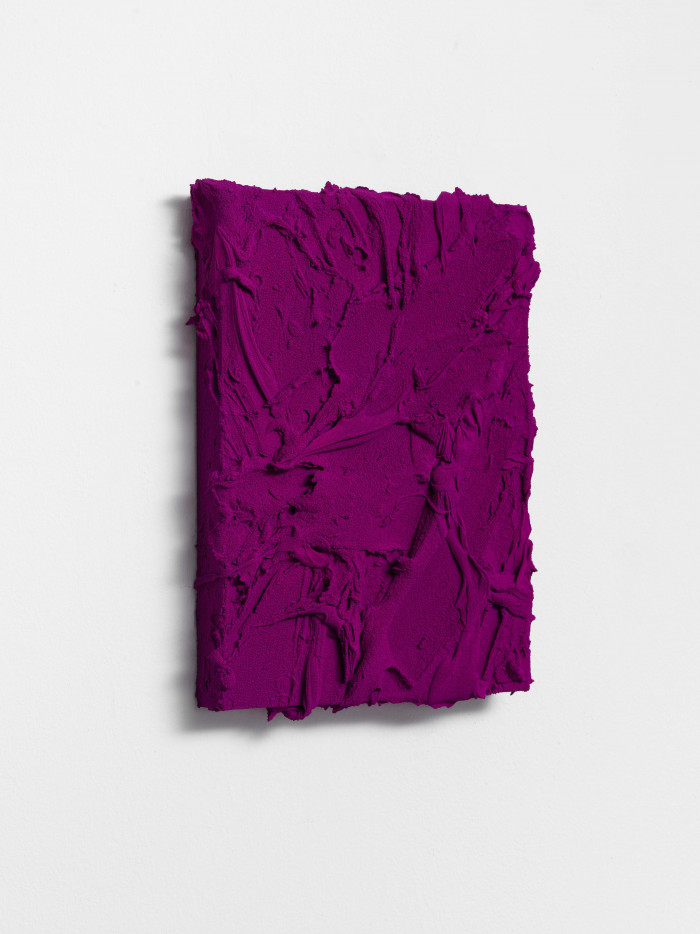 Jason Martin, ‘Untitled (Fluorescent violet)’, 2021, Mixed media on aluminium