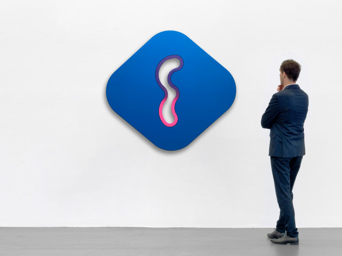 Greg Bogin, ‘Blue Meanie’, 2021, Acrylic and urethane on canvas