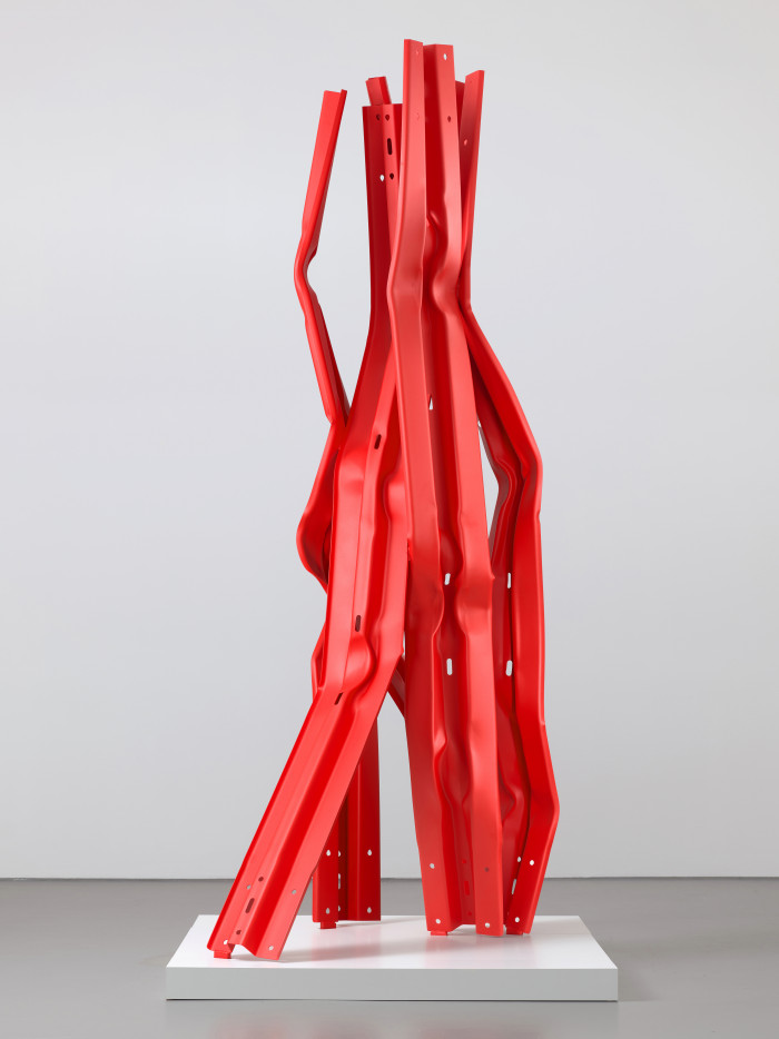 Bettina Pousttchi, ‘Vertical Highways A42’, 2025, Guard rails, steel, unique