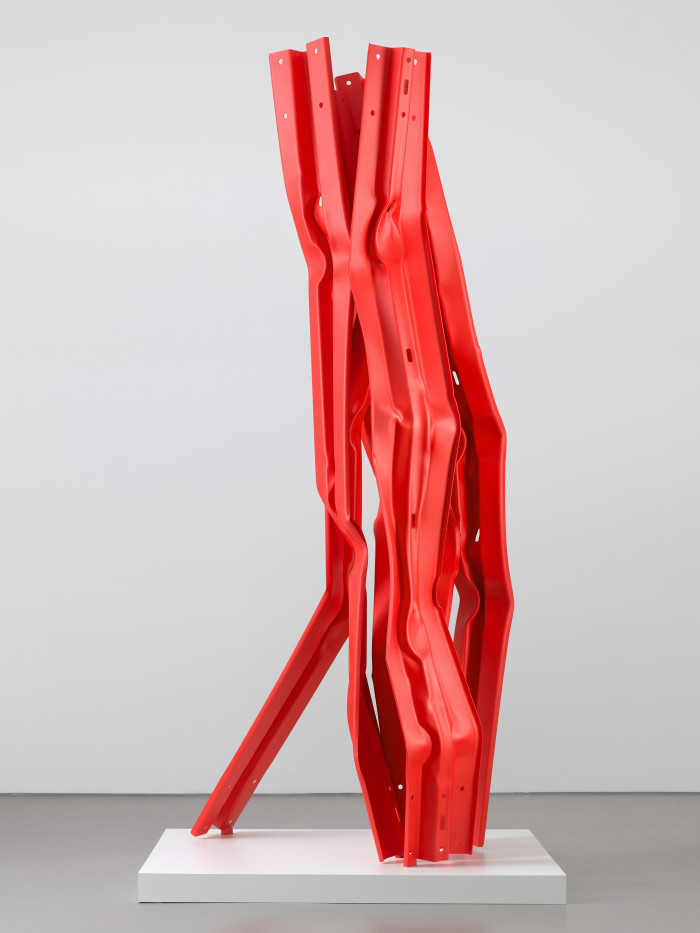 Bettina Pousttchi, ‘Vertical Highways A42’, 2025, Guard rails, steel, unique