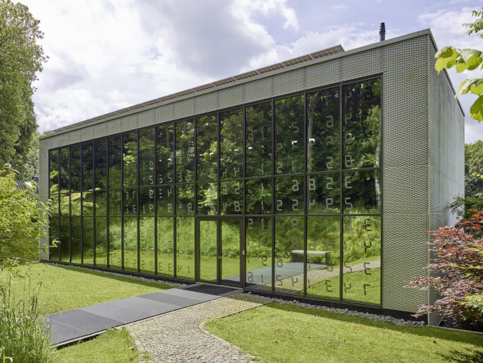 Tatsuo Miyajima, ‘Changing Landscape / Changing Museum, 2022’, Installation view, Sculpture Parc Waldfrieden, Wuppertal