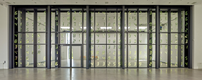 Tatsuo Miyajima, ‘Changing Landscape / Changing Museum, 2022’, Installation view, Sculpture Parc Waldfrieden, Wuppertal