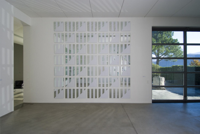 Daniel Buren, Installationsansicht, Buchmann Agra