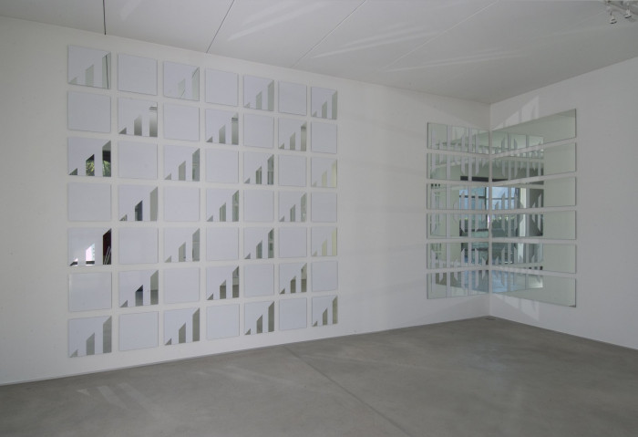 Daniel Buren, Installationsansicht, Buchmann Agra