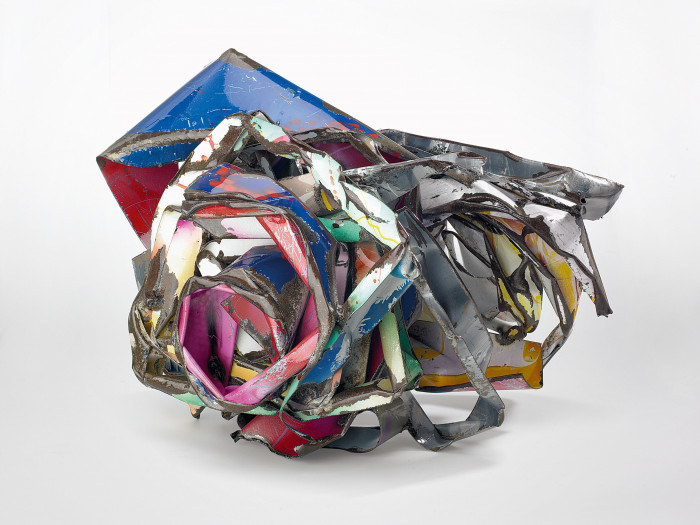 John Chamberlain, ‘Designated Heckler’, 1988–2004, Painted and chromed steel