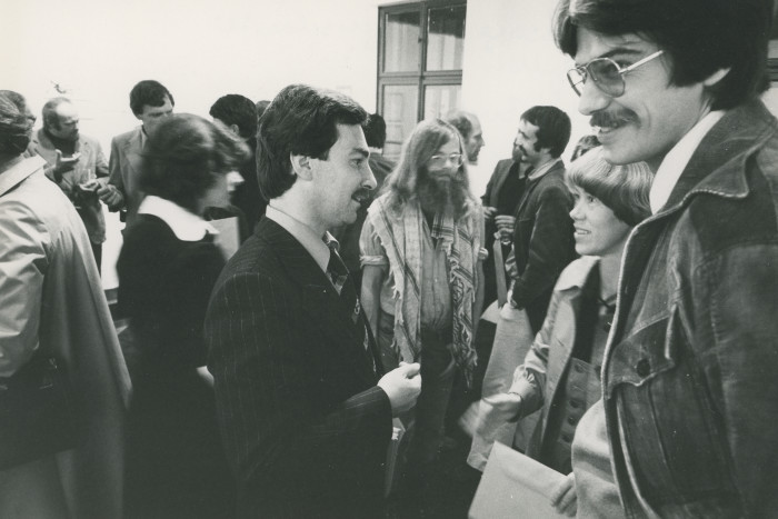 ‘Felix Buchmann | Eröffnung Franz Eggenschwiler, Galerie E + F Buchmann St Gallen, 1976’