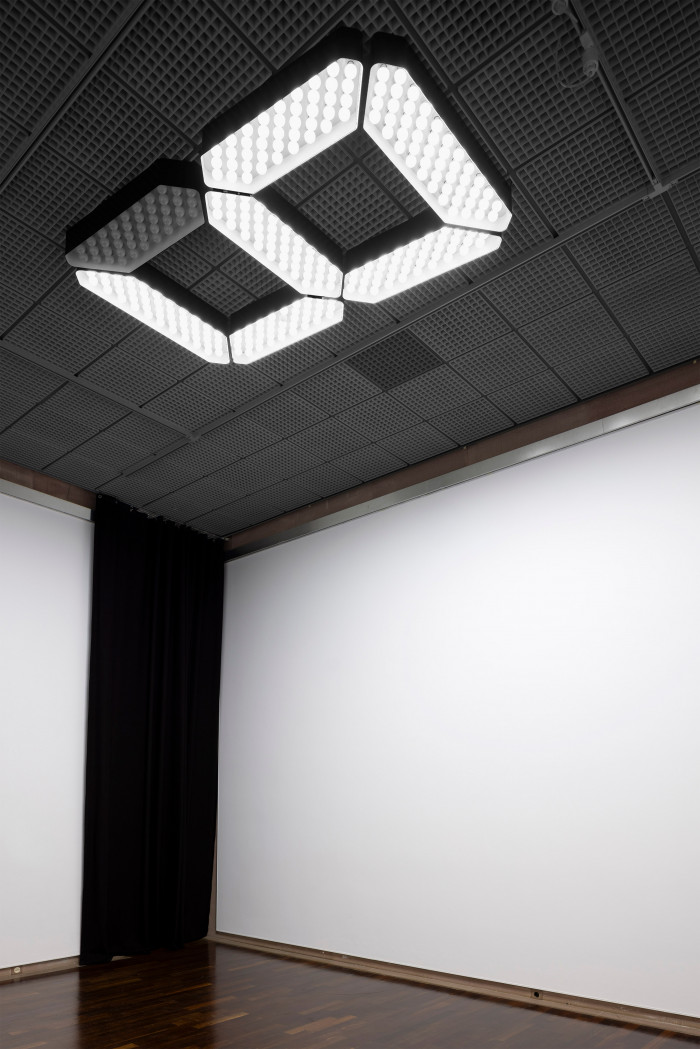 Tatsuo Miyajima, ‘Life Face on Gold, 2023’