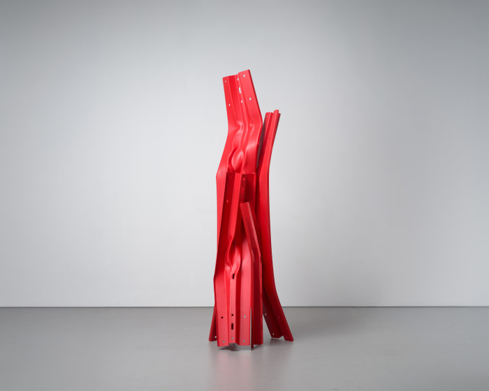Bettina Pousttchi, ‘Vertical Highways A44’, 2025, Guard rails, steel