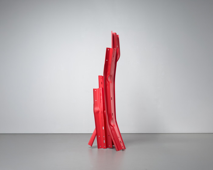 Bettina Pousttchi, ‘Vertical Highways A44’, 2025, Guard rails, steel