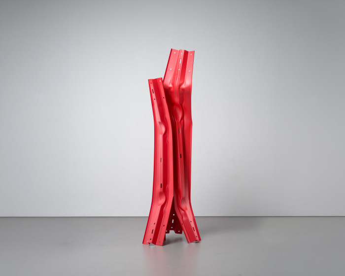 Bettina Pousttchi, ‘Vertical Highways A44’, 2025, Guard rails, steel