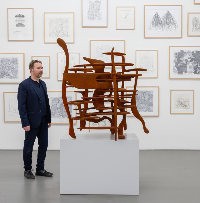 Tony Cragg, ‘Hedge’, 2015, corten-steel