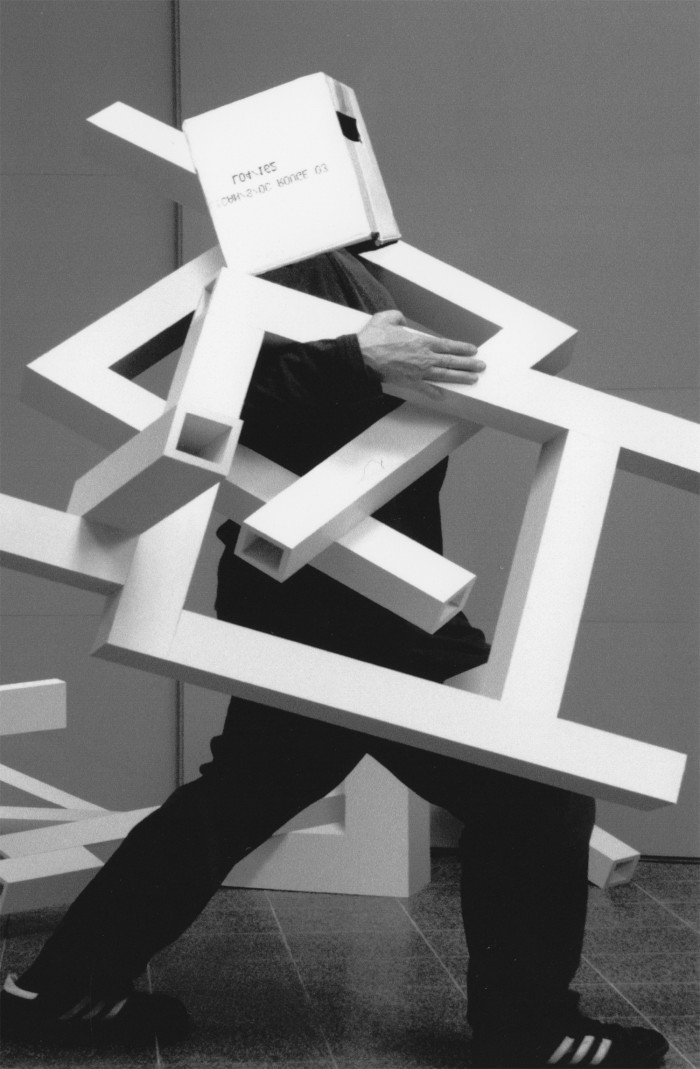 Anna & Bernhard Blume, ‘Hommage à Oskar Schlemmer, aus der Serie „De-Konstruktiv“’, Inkjet auf Ilford Pearl Papier