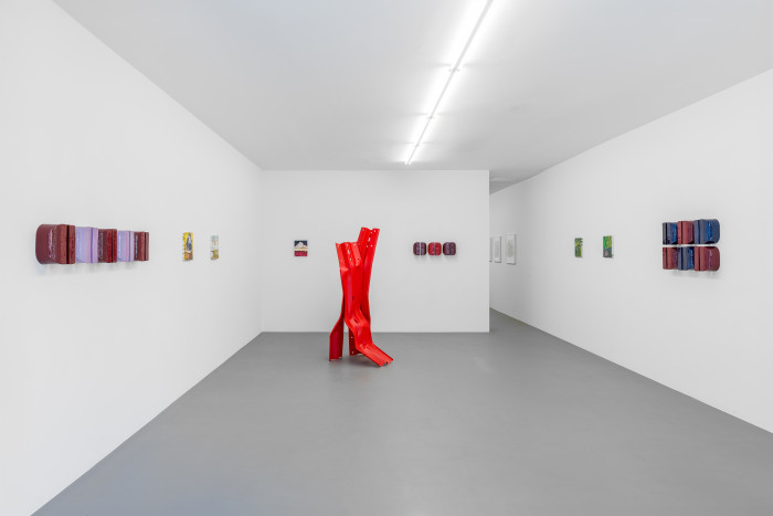 Bettina Pousttchi, Clare Woods, Installation view, Buchmann Box, 2026