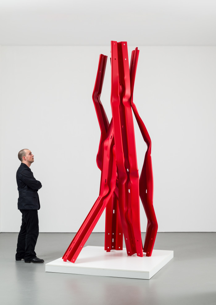 Bettina Pousttchi, ‘Vertical Highways’, 2025, Leitplanken, Stahl