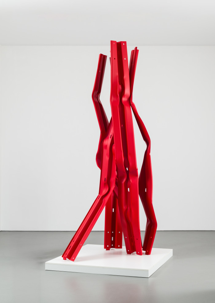 Bettina Pousttchi, ‘Vertical Highways’, 2025, Leitplanken, Stahl