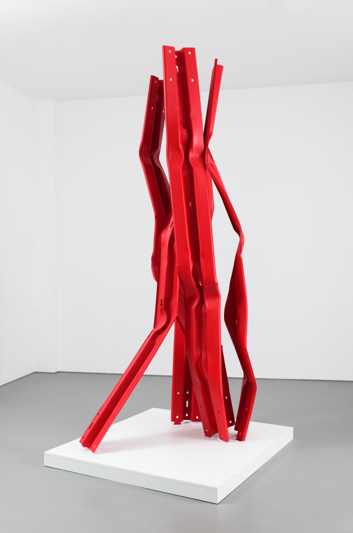 Bettina Pousttchi, ‘Vertical Highways’, 2025, Leitplanken, Stahl