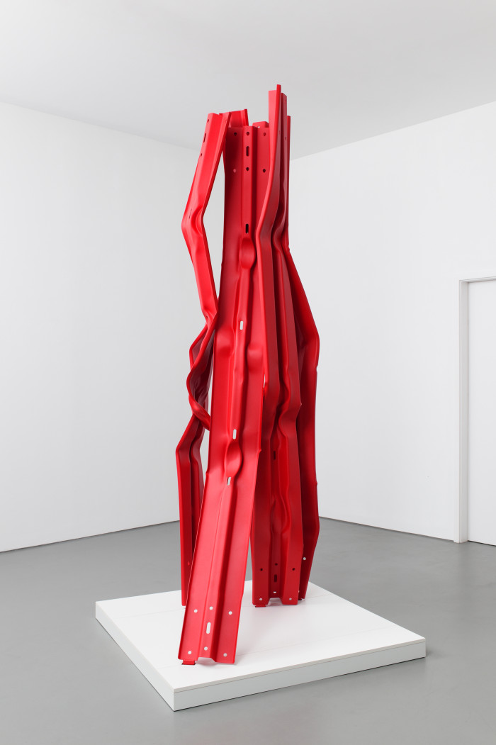 Bettina Pousttchi, ‘Vertical Highways’, 2025, Leitplanken, Stahl