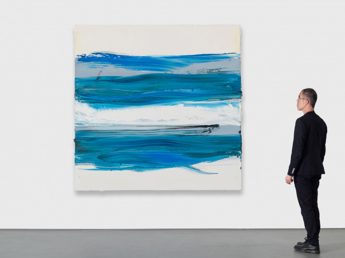 Jason Martin, ‘Pole Star’, 2024, Oil on aluminium