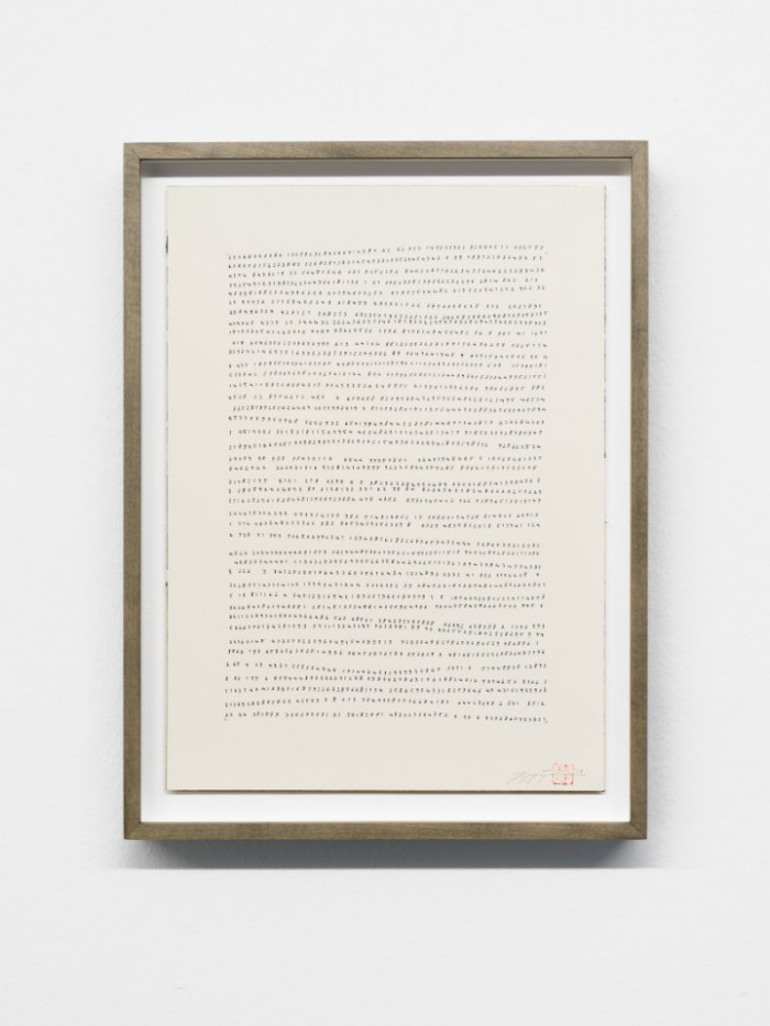 Tatsuo Miyajima, ‘Hand-drawn Innumerable Counts 20180218’, 2018, Ink on paper